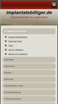 Mobile Screenshot of implantatebilliger.de